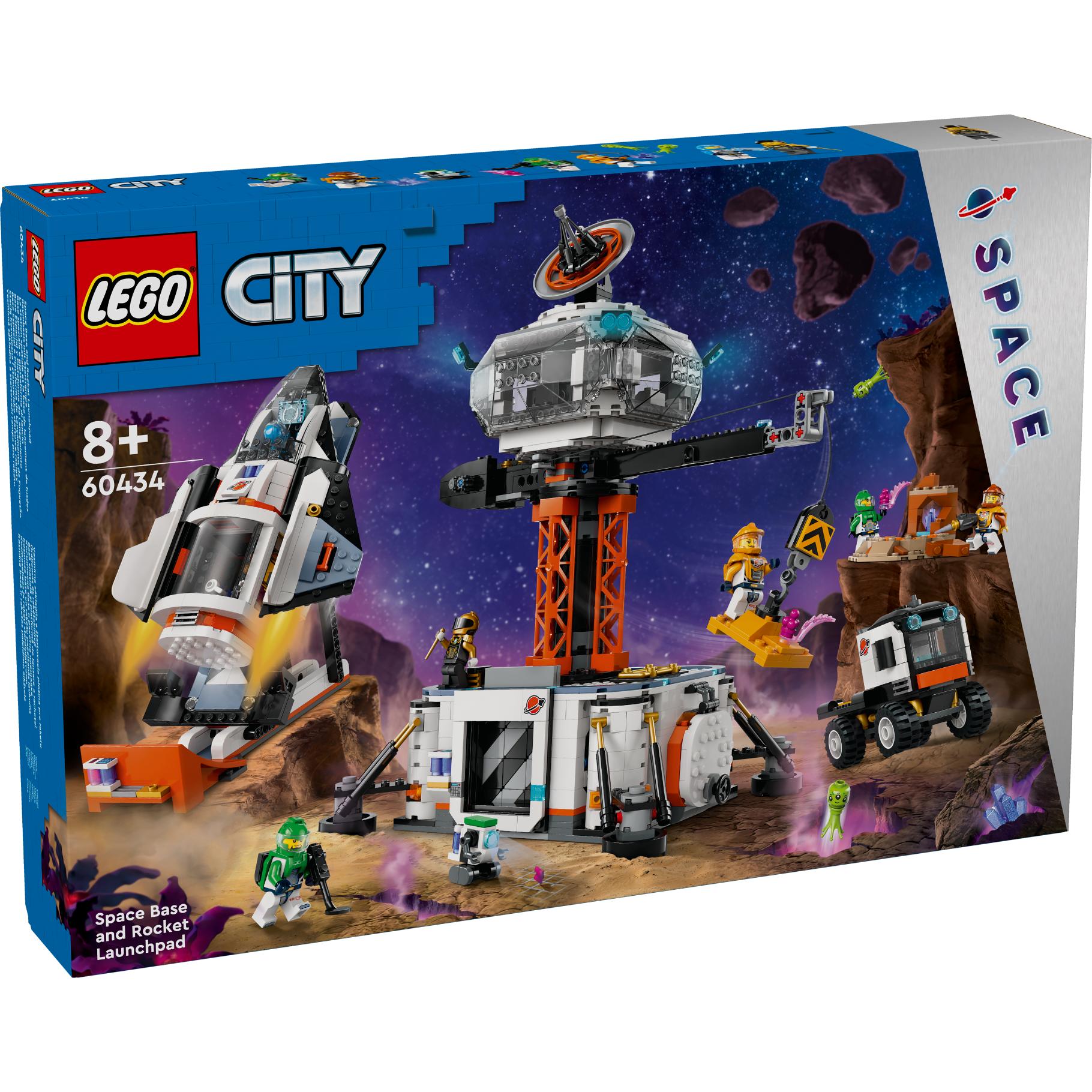 LEGO 60434 City Space Ruimtebasis  En Raketlanceringsplatform