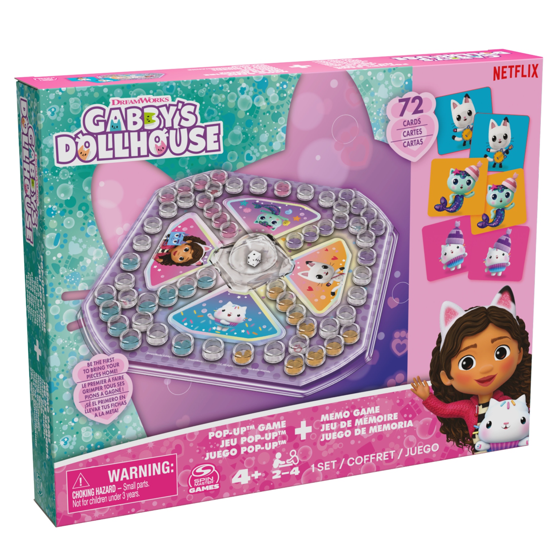 Gabby's Dollhouse 2 Pack Memo & Popup - Kinderspel