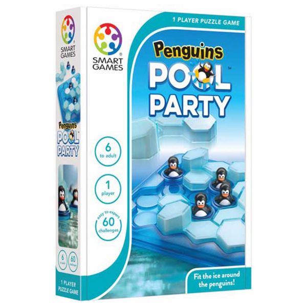 Extra Flitsend Vervormen Spel Smartgames Penguins Pool Party - Top1Toys